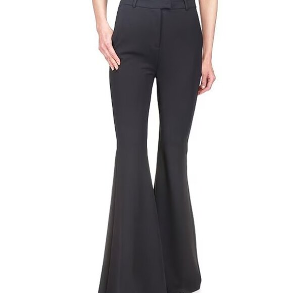 Michael Kors High Rise Stretch Crepe Flared Pants NWT Size S - Picture 1 of 3